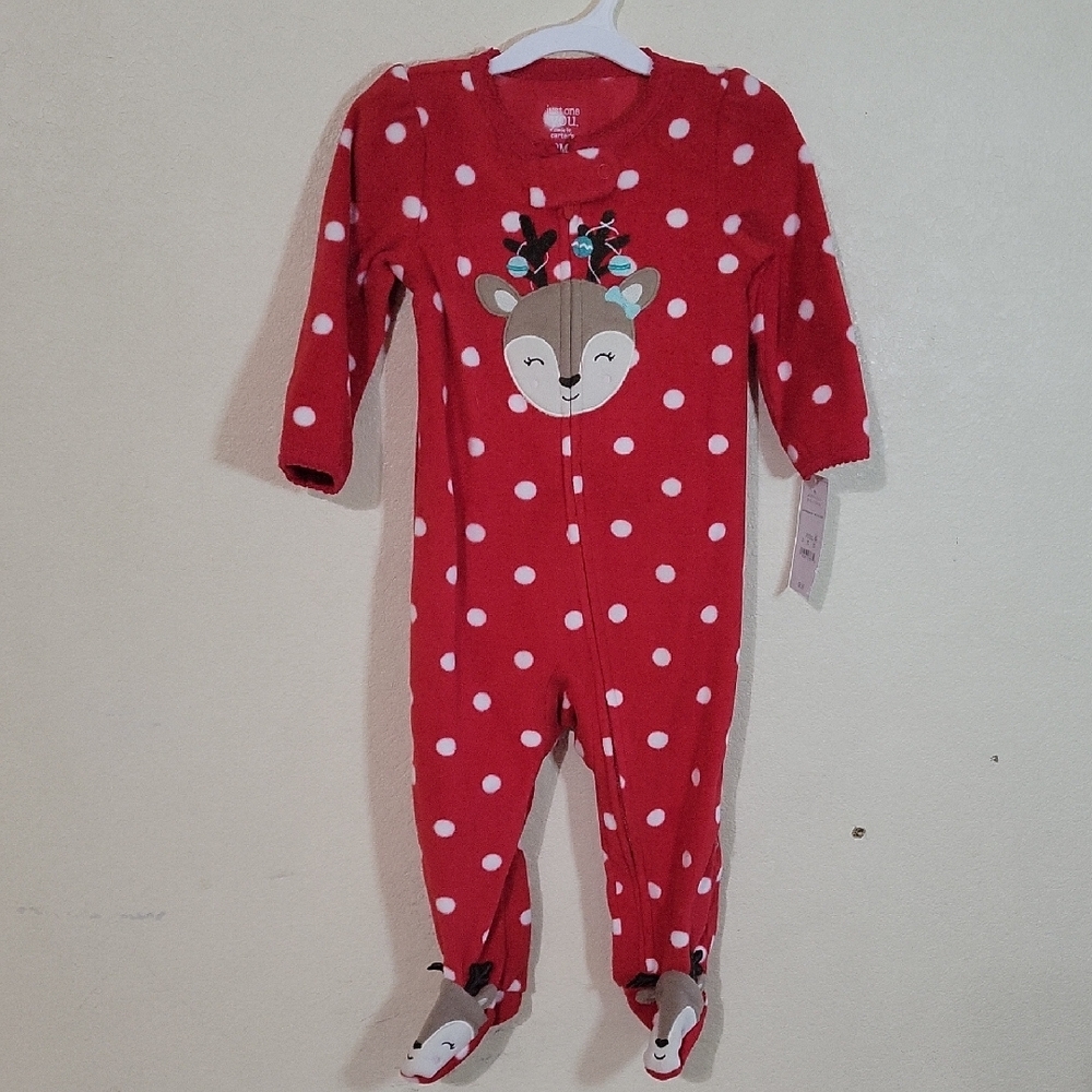 Carter's Red Polka Dot Baby Onesie
